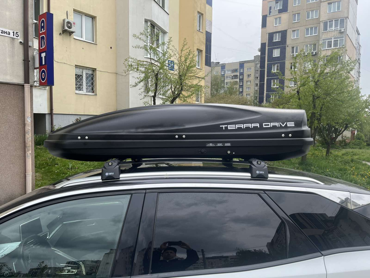 Багажник на рейлінги Turtle AIR 2 Peugeot 3008 2016- - Стильне та практичне рішення для вашого авто!