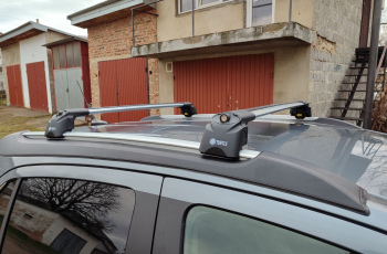 Поперечки на крышу (дуги) Turtle Air 2 Silver для Buick Encore 2013г.: надежное крепление для ваших грузов
