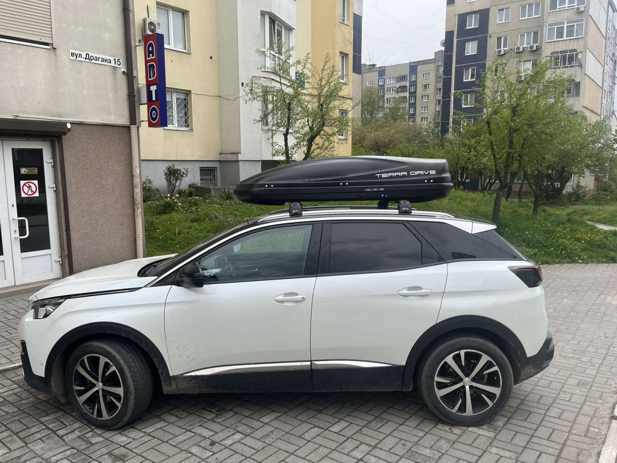 Багажник на рейлінги Turtle AIR 2 Peugeot 3008 2016- - Стильне та практичне рішення для вашого авто!