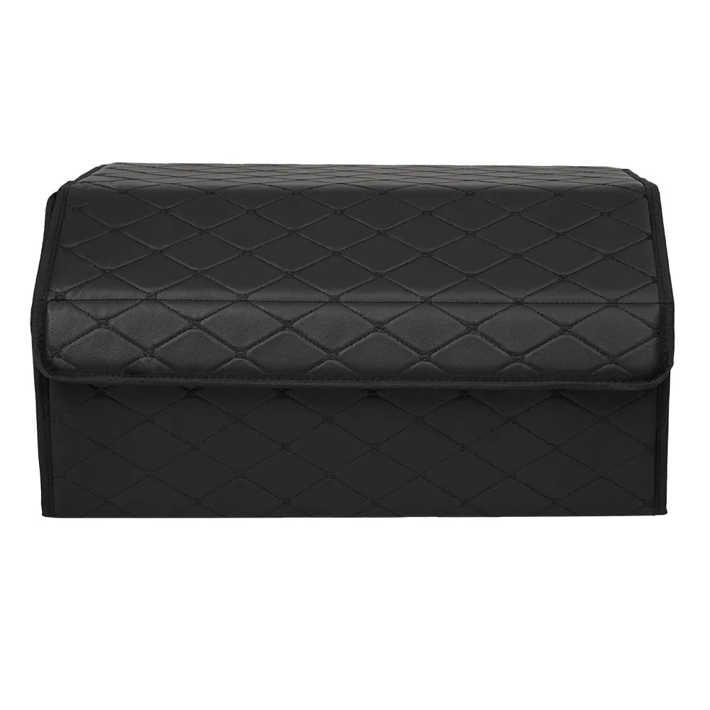 Складаний органайзер Autovalom ProBag  у багажник авто, сумка-саквояж з екошкіри з чорною прошивкою, 50×32×32 см, на липучках (CC3112)