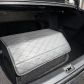 Складаний органайзер Autovalom ProBag  у багажник авто, сумка-саквояж з екошкіри з чорною прошивкою, 50×32×32 см, на липучках