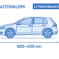 Чохол-тент для автомобіля RENAULT Modus hatchback Autovalom L1 Hatchback/Combi (CC2509)