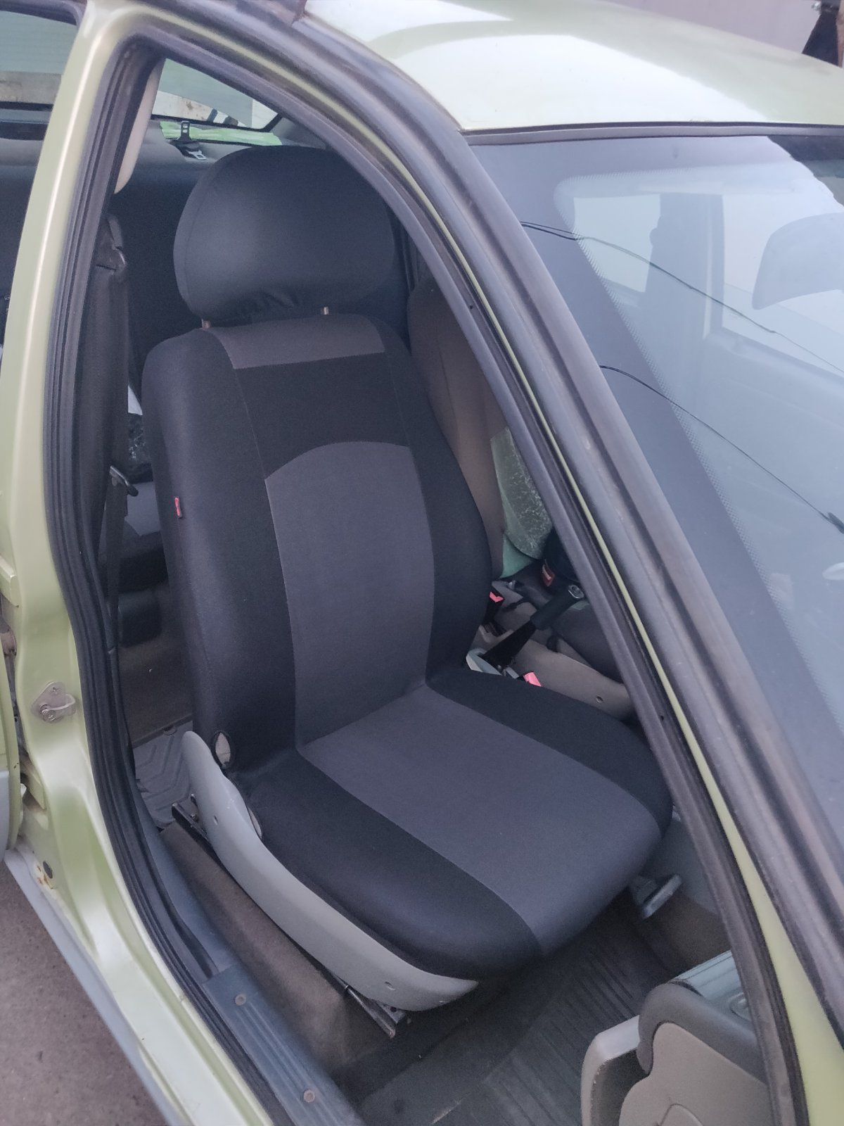 Авто чохли для Lada Kalina 2004-2019 Pok-ter Classic Plus з сірою вставкою