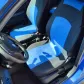 Авто чехлы для Skoda Fabia 1999-2007 Pok-ter Classic Plus с синей вставкой