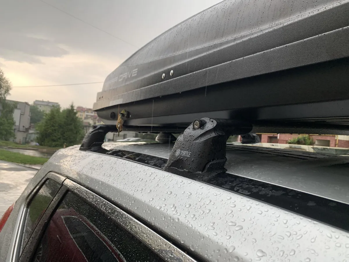 Багажник в штатные места Turtle AIR3 Premium для Nissan X-trail T32 Черный (MC03011-8690B)