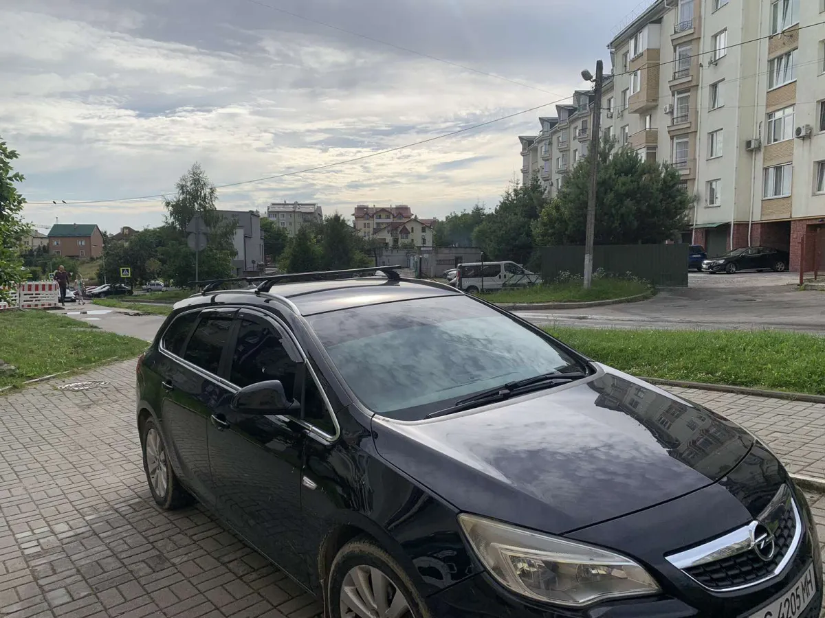 Багажник на релинги OPEL Astra (J) mk IV Sports Tourer Kombi 2010>2015 Amos Boss Str 1.2