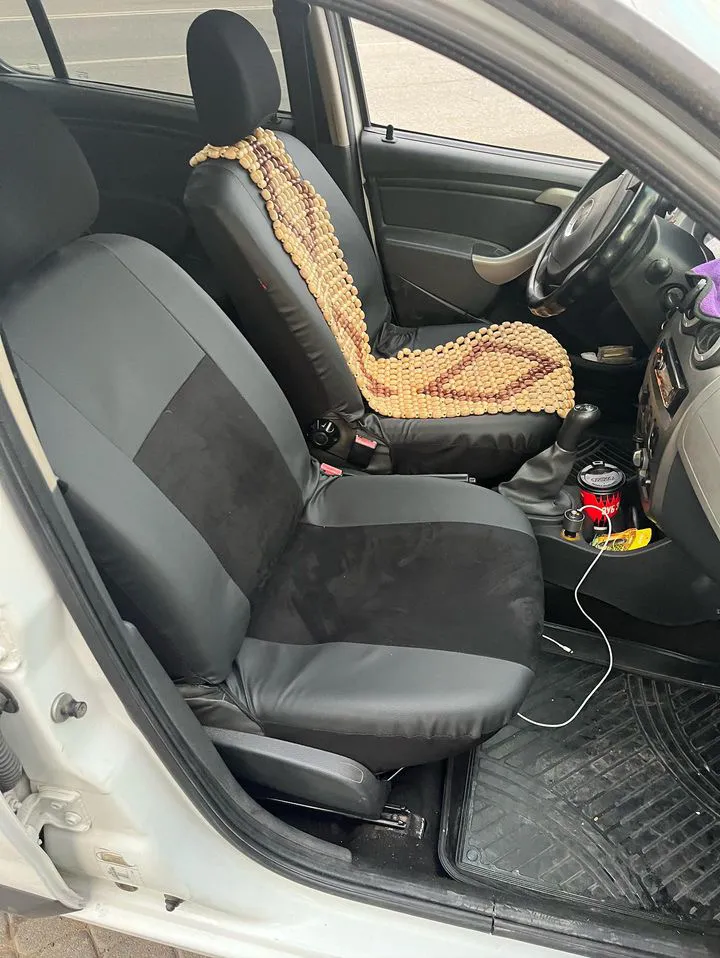 Авточехлы на сиденье Citroen Berlingo 2008-2018 Pok-ter Premium Unico с черной вставкой алькантара