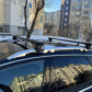 Автобагажник на дах для AUDI A6 C7; Allroad, Kombi 2012>2018 Aguri Runner Black з боксом на даху Автобокс на дах автомобіля Amos Travel Pack 500 Black