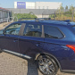 Багажник в штатні місця Turtle AIR 3 Mitsubishi Outlander 2012-2014 Сріблястий