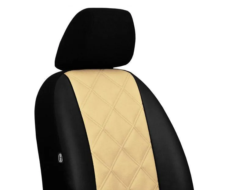 Авточохли на сидіння Pok-ter Elit 1 + 2 Renault Master 1998-2010 бежевий