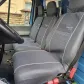 Чехлы на передние сиденья для Mercedes Vito W639 (2003-2014) Pok-ter эко кожа с алькантарой Exclusive красный
