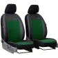 Чехлы на передние сиденья для Mitsubishi L200 1996-2006 Pok-ter Exclusive 1+1 зеленые
