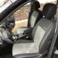 Универсальные авточехлы на передние сиденья Pok-ter Exclusive с серой вставкой алькантара + экокожа
