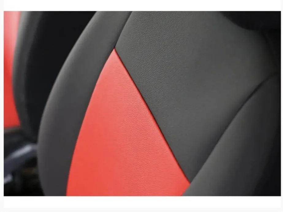 Чохли на сидіння для Dodge STRATUS Pok-ter Road червоні