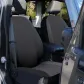 Універсальні авточохли на сидіння з екошкіри Pok-ter PERLINE з чорною вставкою