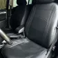 Универсальные авточехлы на сиденье из экокожи Pok-ter Design Leather с черной вставкой