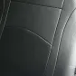 Універсальні авточохли на сидіння з екошкіри Pok-ter Design Leather з червоною вставкою