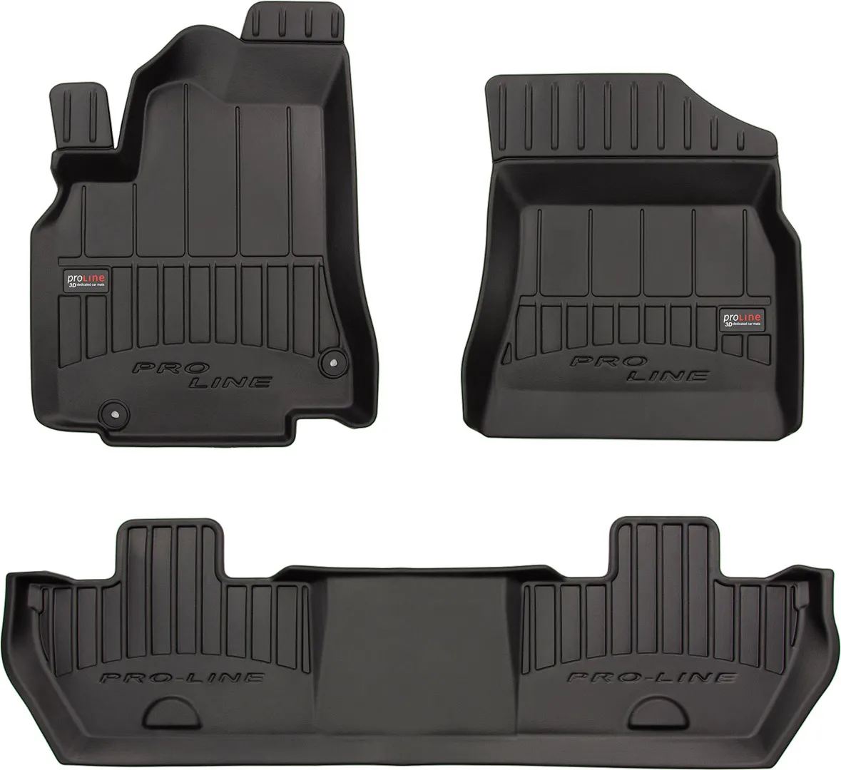 3D Резиновий коврики в салон FROGUM Proline Peugeot Partner II 2008-2018 3D407251