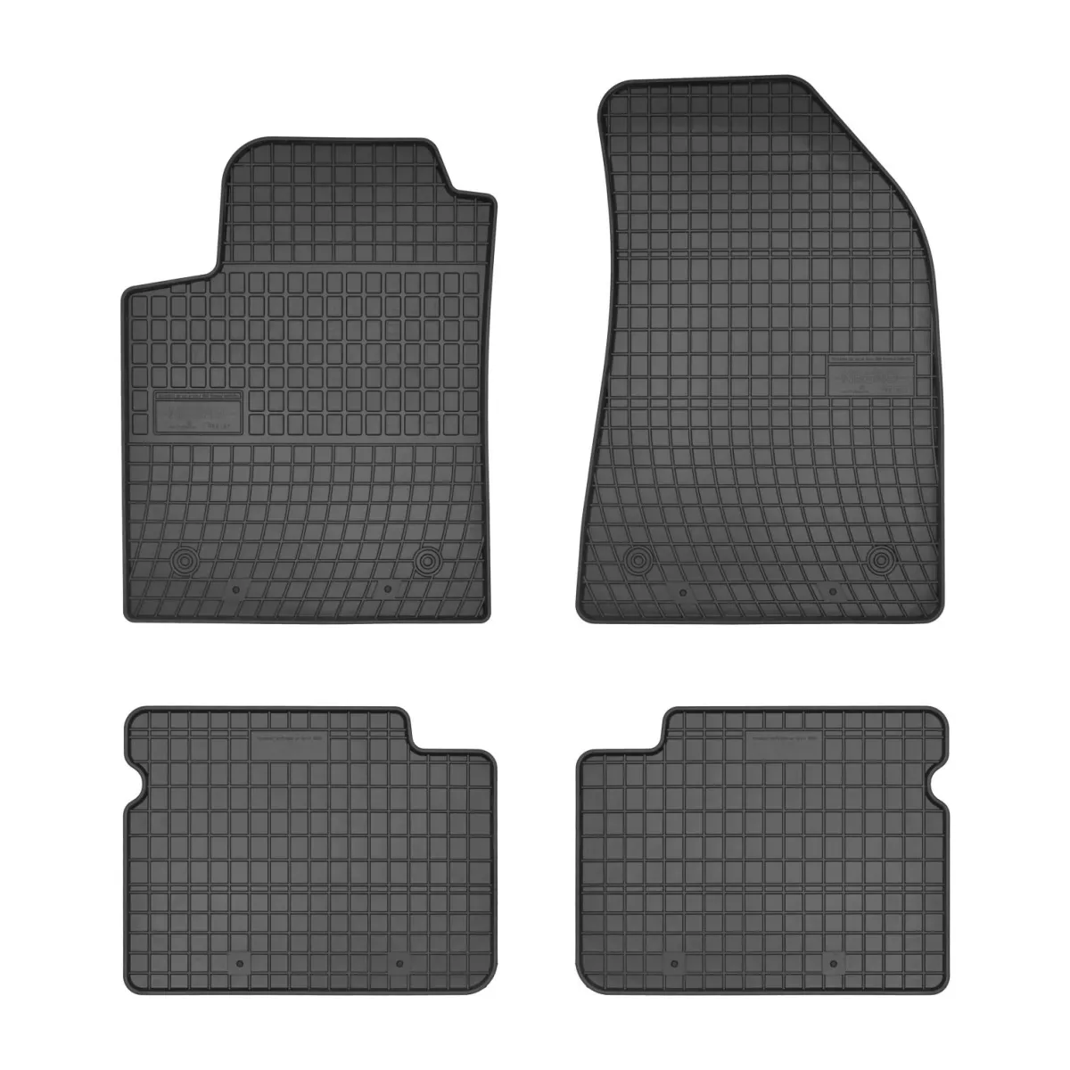 Коврики Frogum Fiat Bravo від 2007-2014 в салон резиновые (0913)