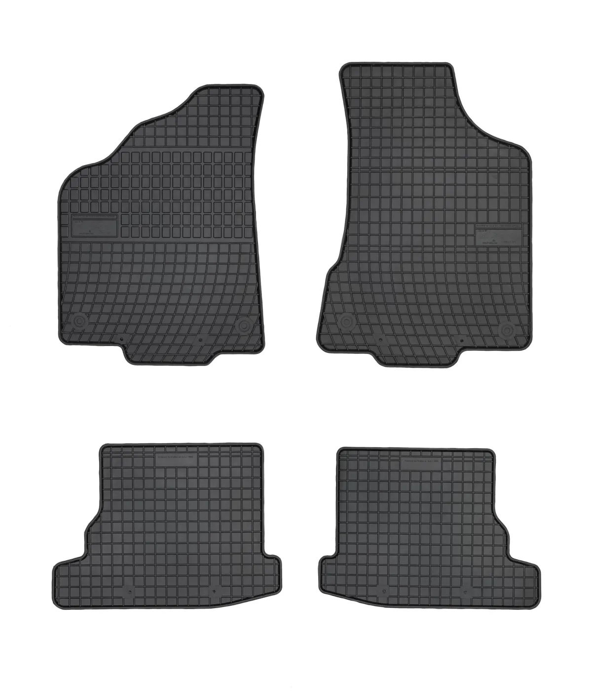 Коврики Frogum Volkswagen Polo III від 1999-2001 в салон резиновые (0402)