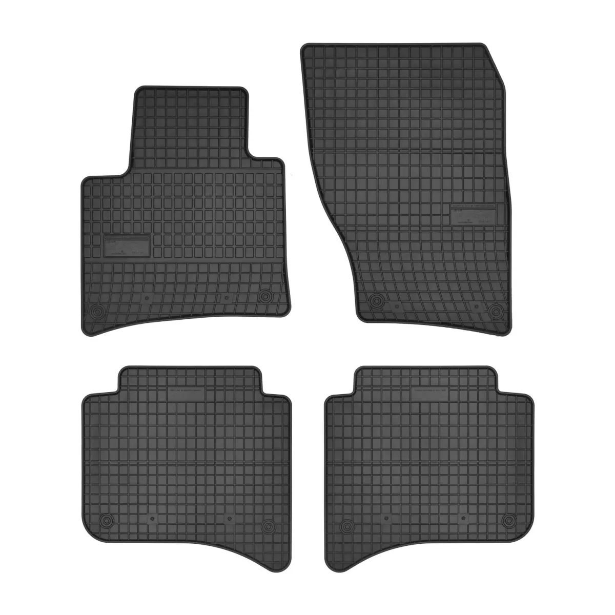 Коврики Frogum Volkswagen Touareg II от 2010-2018 в салон резиновые (0407)