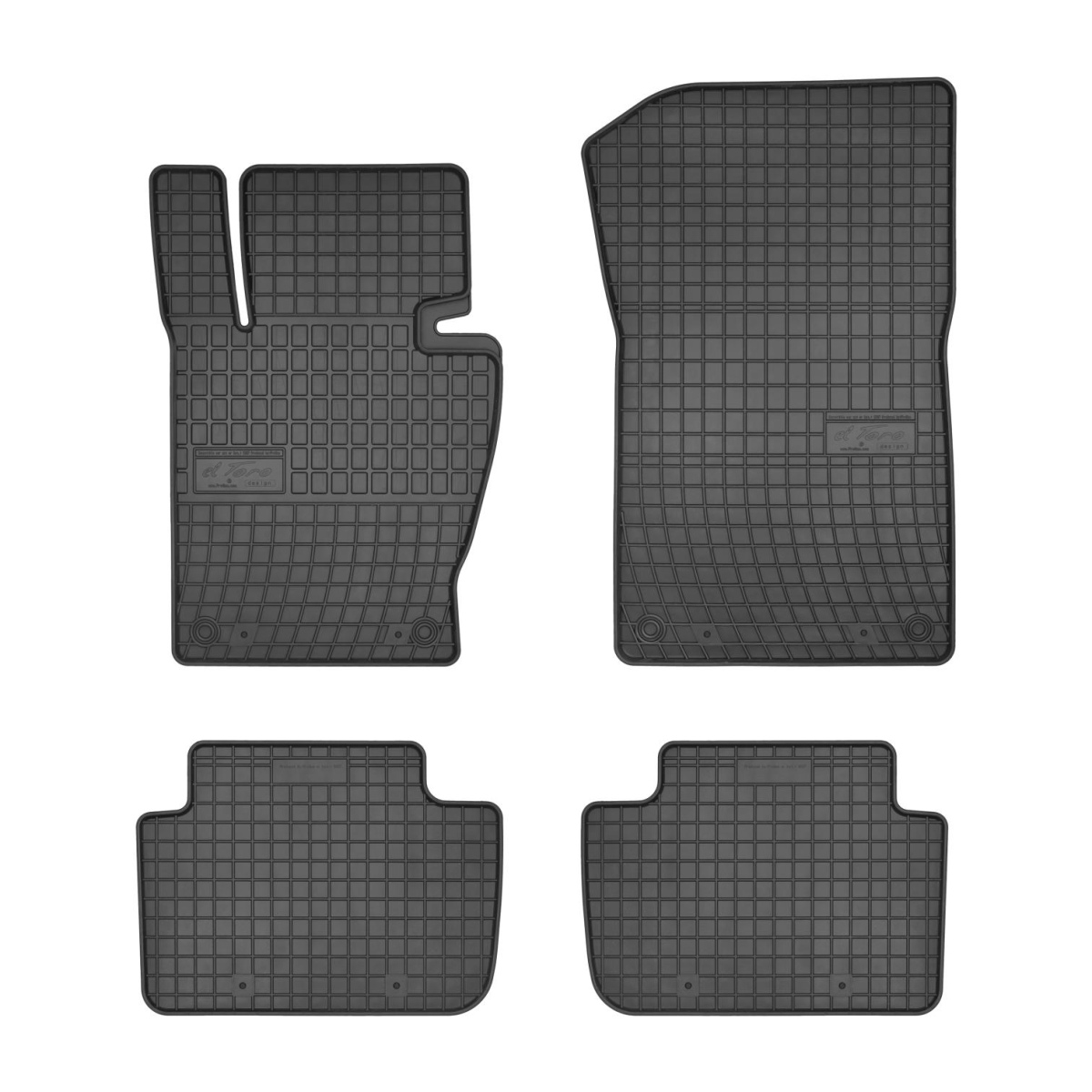 Коврики Frogum BMW X3 E83 2003- в салон гумові (0667)