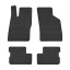 Коврики Frogum Opel Astra F від 1991-2002 в салон резиновые (402027)