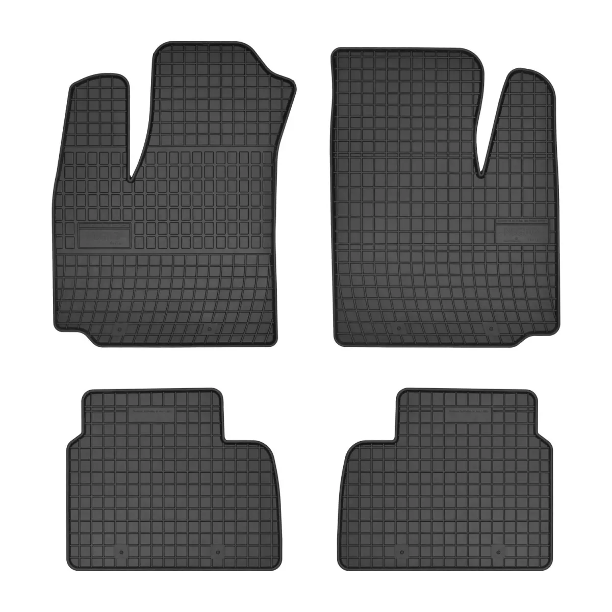 Коврики Frogum Fiat Doblo I від 2000-2010 в салон резиновые (0911)
