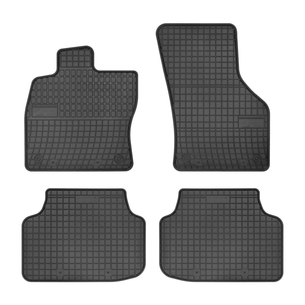 Коврики Frogum Skoda Octavia III від 2012 в салон гумові (0365)