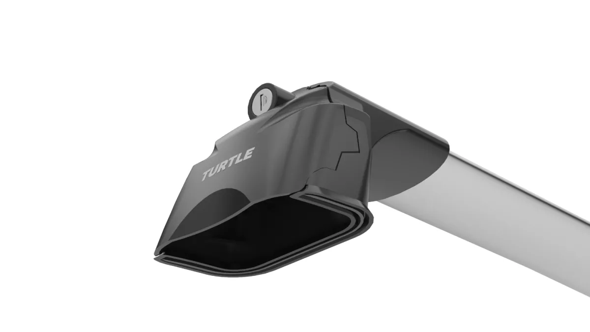 Багажник в штатные места Turtle AIR 3 Hyundai Solaris 2011-2014 хэтчбек 5 дверей Серебристый