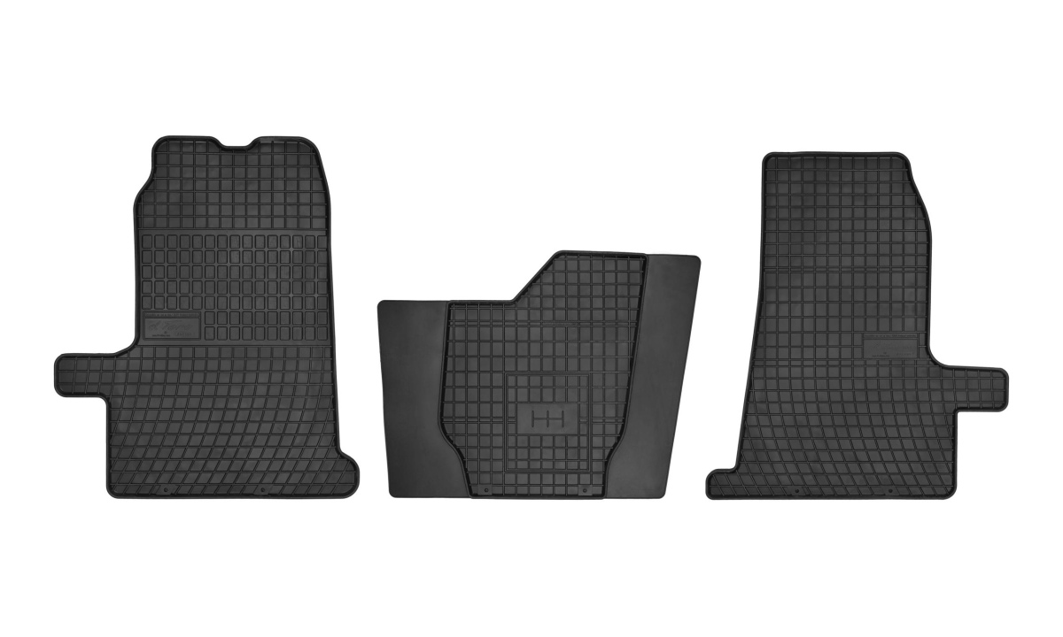 Коврики Frogum Ford Transit VI від 2000-2006 передні в салон гумові (D0072)
