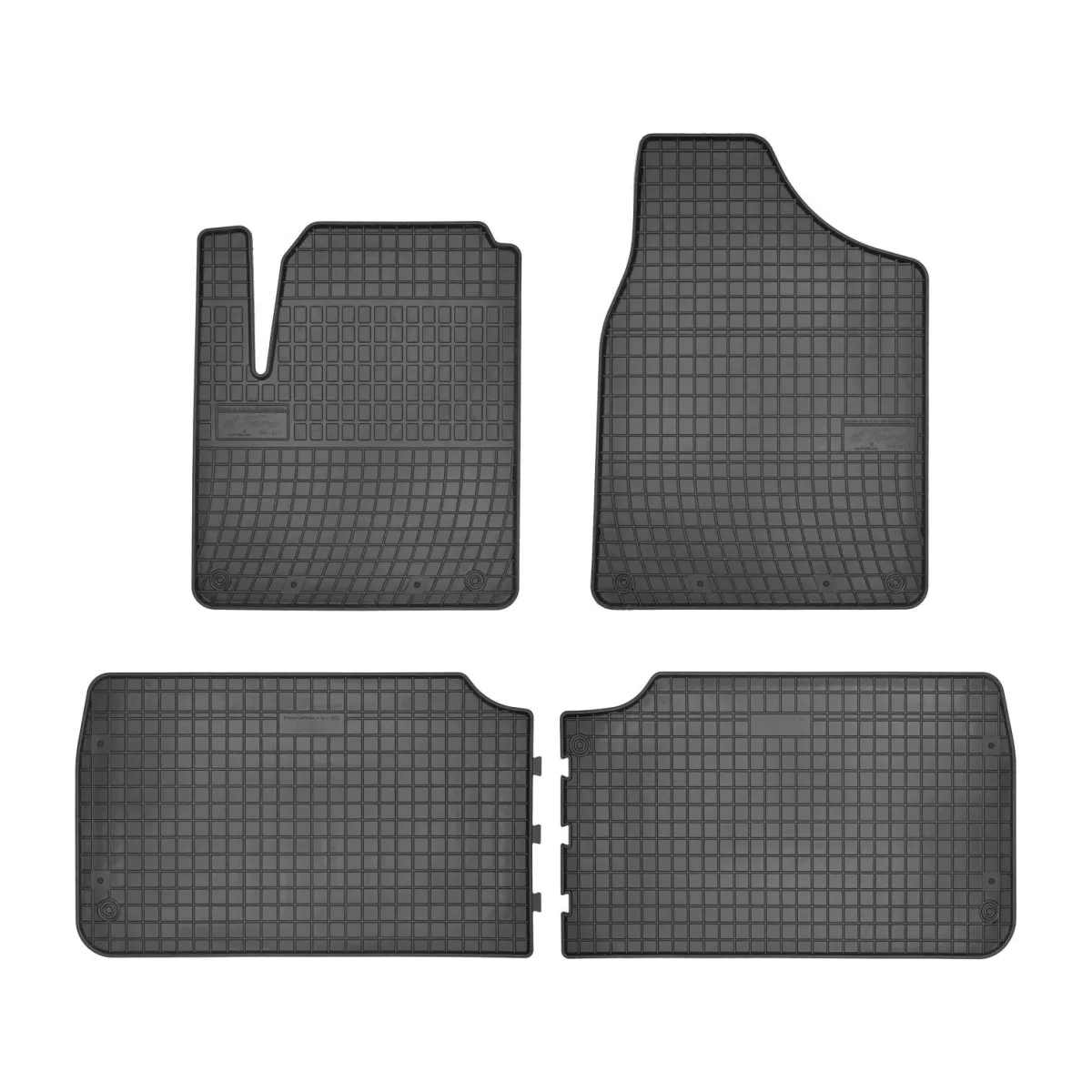 Коврики Frogum Seat Alhambra від 1995-2006 5-місць в салон гумові (0311)