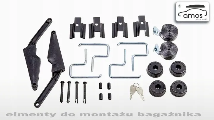 Автобокс на дах автомобіля Amos Travel Pack 500 Black
