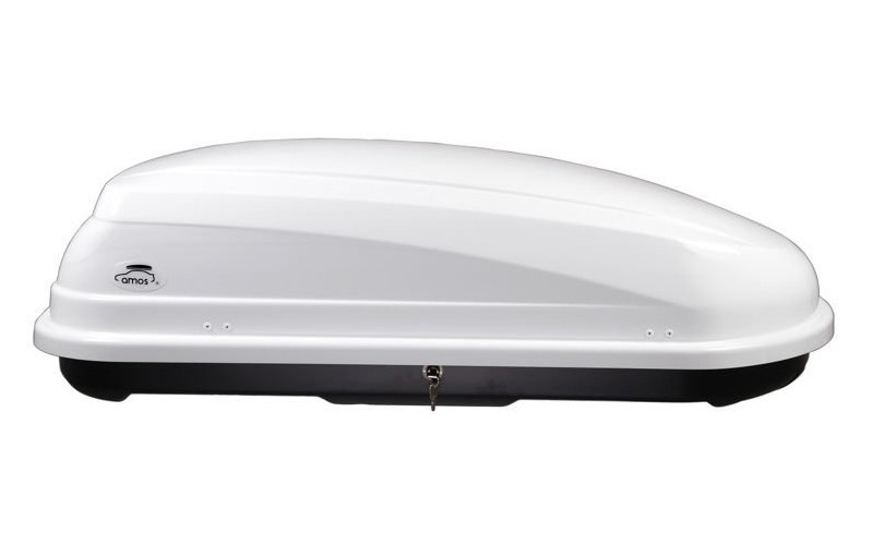 Автобокс на дах автомобіля Amos Travel Pack 400 White
