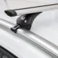 Багажник на інтегровані рейлінги Amos для Audi Q5 SUV 2008-2017 Amos Boss Wind 1.2 Сріблястий