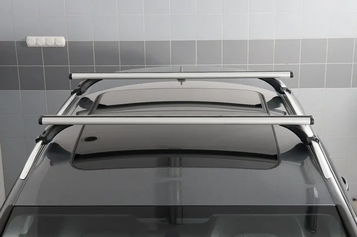 Багажник на встроенные релинги Amos для HYUNDAI Palisade 2018- Amos Boss Aero 1.2  Серебристый