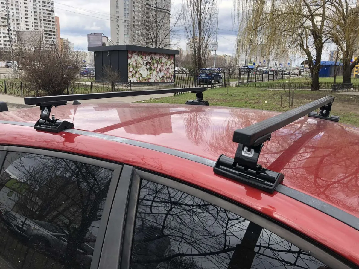 Багажник на крышу автомобиля FIAT Stilo Hatchback 02-07 Amos C-15 str 1.3 