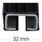 Багажник на гладкую крышу для CHEVROLET Kalos Hatchback 2004>2011 Amos Dramader str D1, 1.3