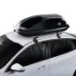 Автобокс на крышу автомобиля Cruz 340 140x80x45 черный глянец