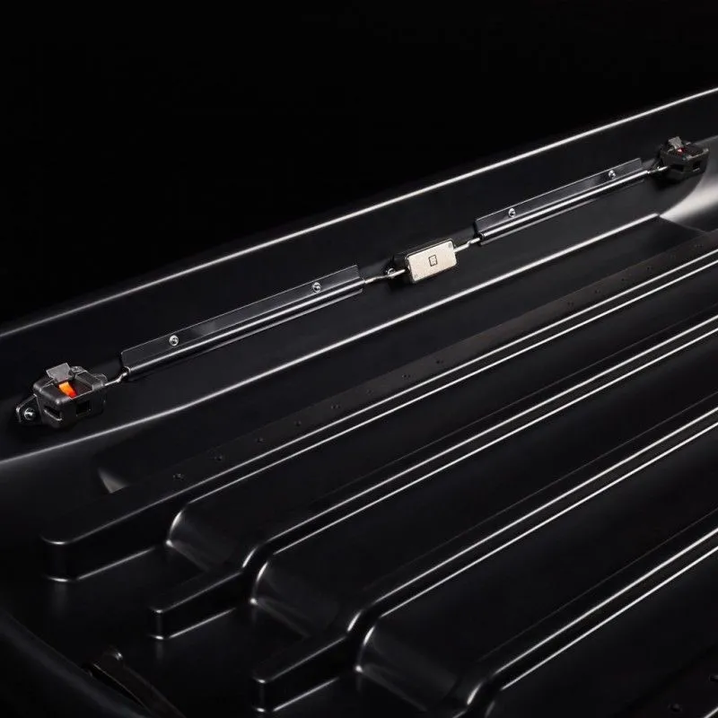 Автобокс на крышу автомобиля Cruz 340 140x80x45 черный глянец