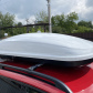 Автобокс на дах автомобіля Amos Travel Pack 420 White