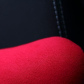 Автомобільна подушка під голову та поперек з Алькантари Pok-ter Candy червона