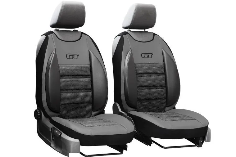 Авто чехлы накидки для Ford Transit 2006-2014 Pok-ter GT серые (на передние сиденья)