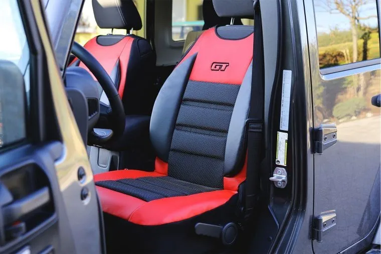 Авто чехлы накидки для Renault Safrane 2000-2000 Pok-ter GT красные (на передние сиденья)