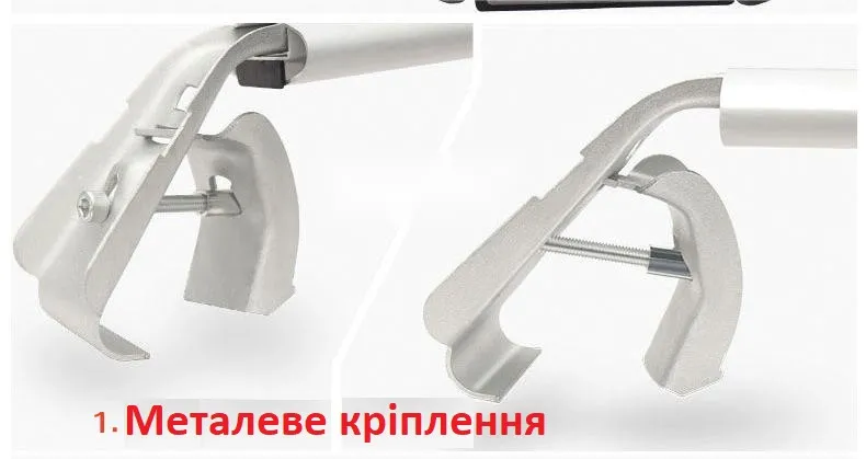 Поперечки на інтегровані релінги для AUDI A4 2007-2015 B8 AUAU LD-5911 Сріблястий