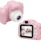 Дитячий цифровий фотоапарат Baby Photo Камера  Х200 з автофокусом Рожевий з рамками для фото та іграми