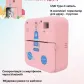 Дитячий цифровий фотоапарат з печаткою фото камера миттєвого друку Рожевий