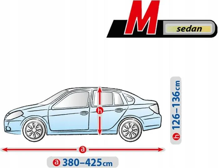 Чохол-тент для автомобіля PEUGEOT 206 cc Kegel-Blazusiak Basic Garage M Sedan (5-3962-241-3021)