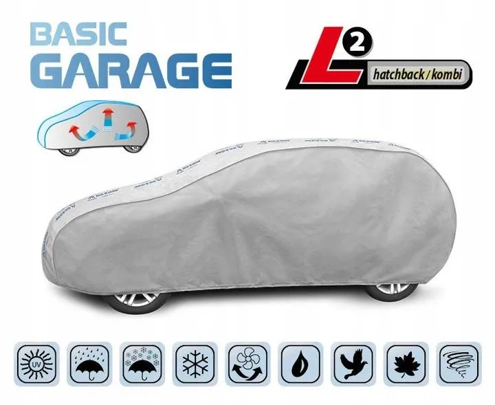 Чохол-тент для автомобіля RENAULT SANDERO Kegel-Blazusiak Basic Garage L2 Hatchback/Combi (5-3958-241-3021) 