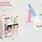 Проектор для рисования со слайдами Painting Projector фиолетовый с оранжевым (AUAU05)